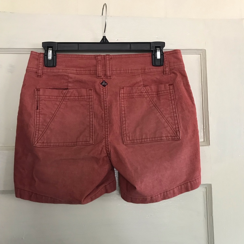 Prana corduroy shorts, Burnt Orange, Sz 4